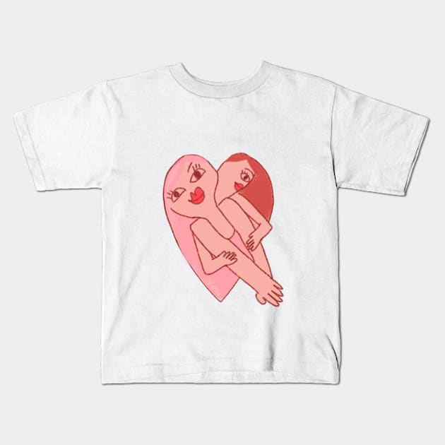 Bestie Kids T-Shirt by PatternbyNOK